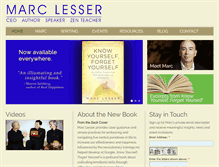 Tablet Screenshot of marclesser.net